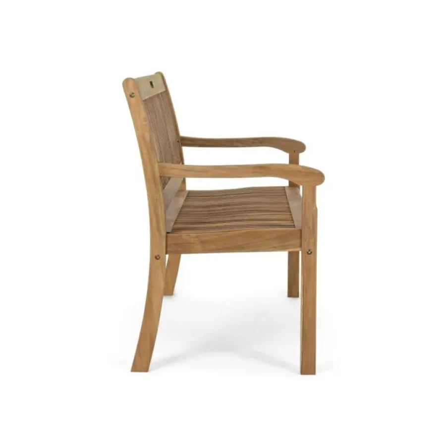 Klop 2P NOEMI ima strukturo iz lesa z oljnim zaključkom. Barva: - Akacijev les Material: - Les Dimenzije: širina: 120cm globina: 60cm višina: 88cm višina: