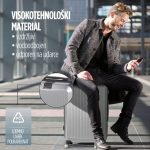 KOVČEK SCANDINAVIA CARBON SERIES 60L SIV - slika 4