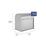 KOVINSKI ZABOJ BIOHORT 117X73X109CM STOREMAX 120 - slika 5