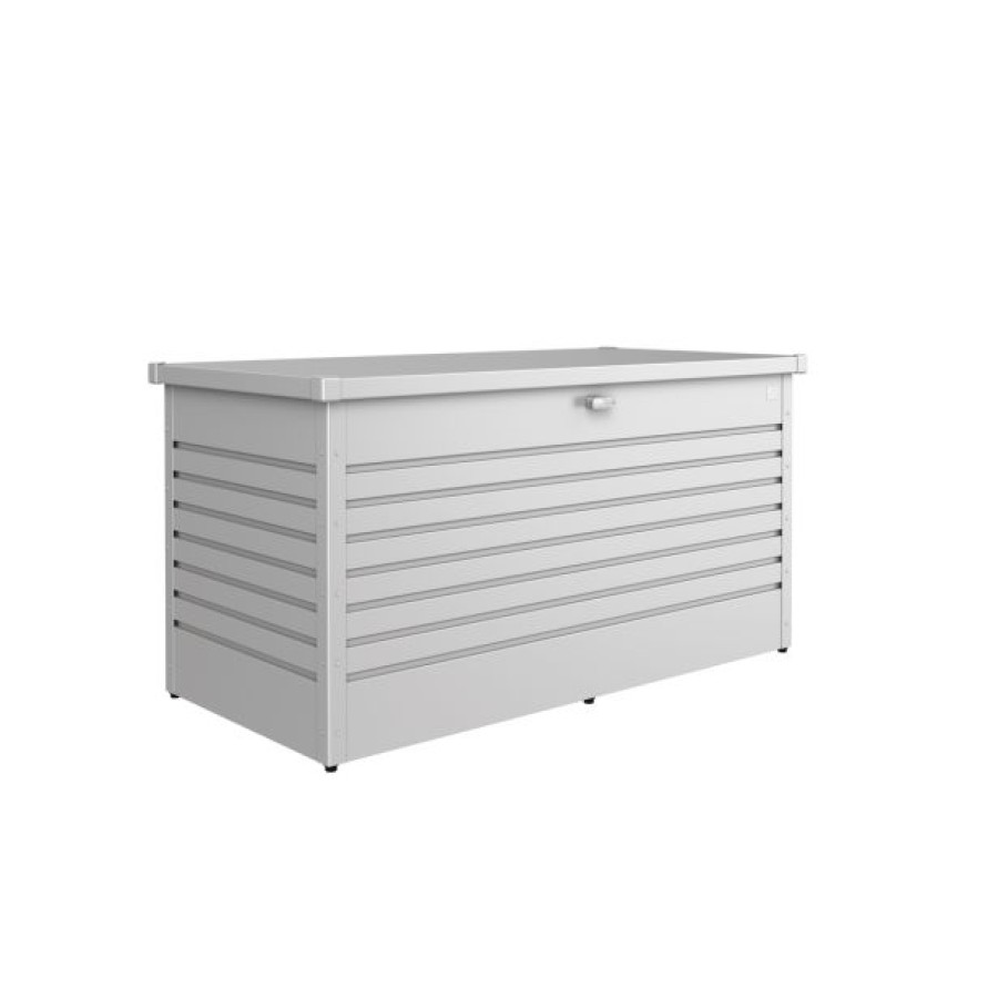 KOVINSKI ZABOJ BIOHORT 159X79X83 CM V 160 HIGH ZA PROSTI ČAS METALIK SREBRNA