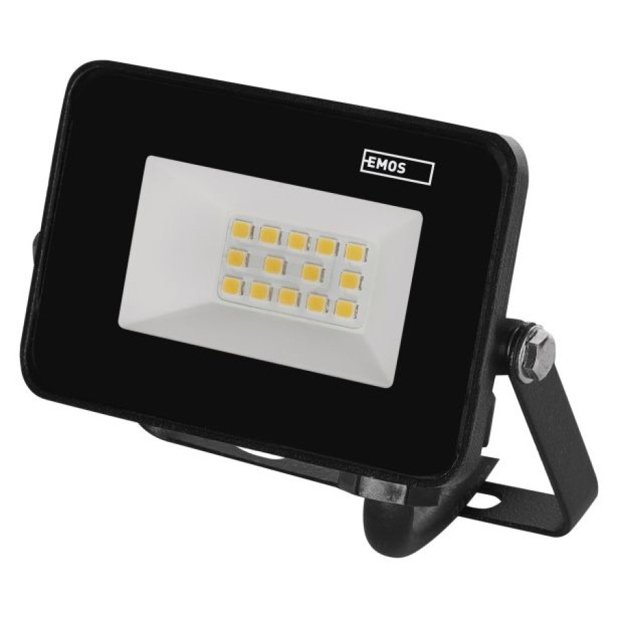 LED ZUNANJI REFLEKTOR EMOS 10.5W SIMPO, NW ČRNI