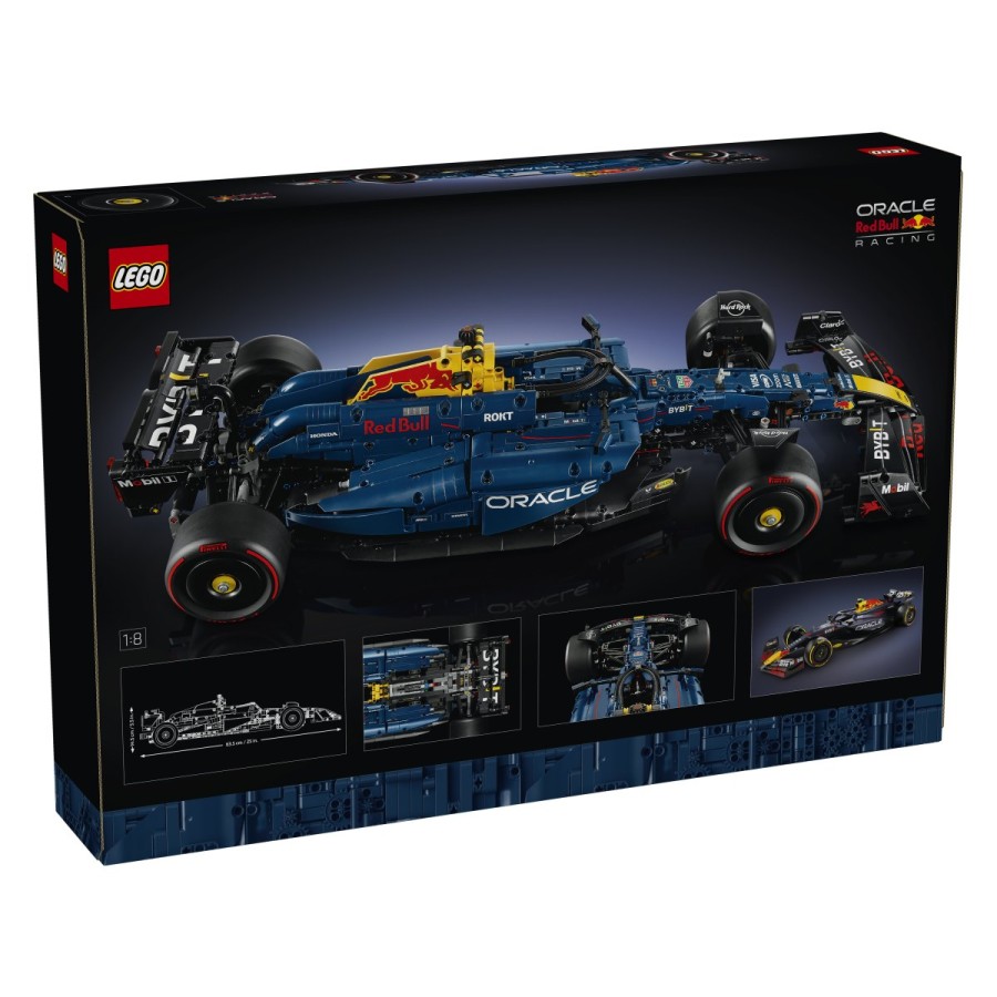 razstavi svoj model in občuduj ikonično barvno shemo Oracle Red Bull Racing.