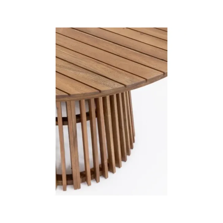 Miza RODANO D120 - FSC je čudovita okrogla miza, ki je narejena iz akacijevega lesa. S svojo preprostostjo in eleganco popestri vsak prostor. Dimenzije: