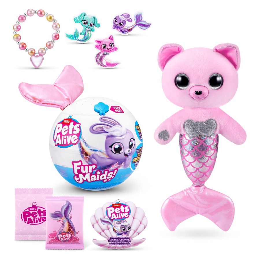 Spoznajte najbolj srčkan trio bleščečih siren s Pets Alive Furmaids! Purrl