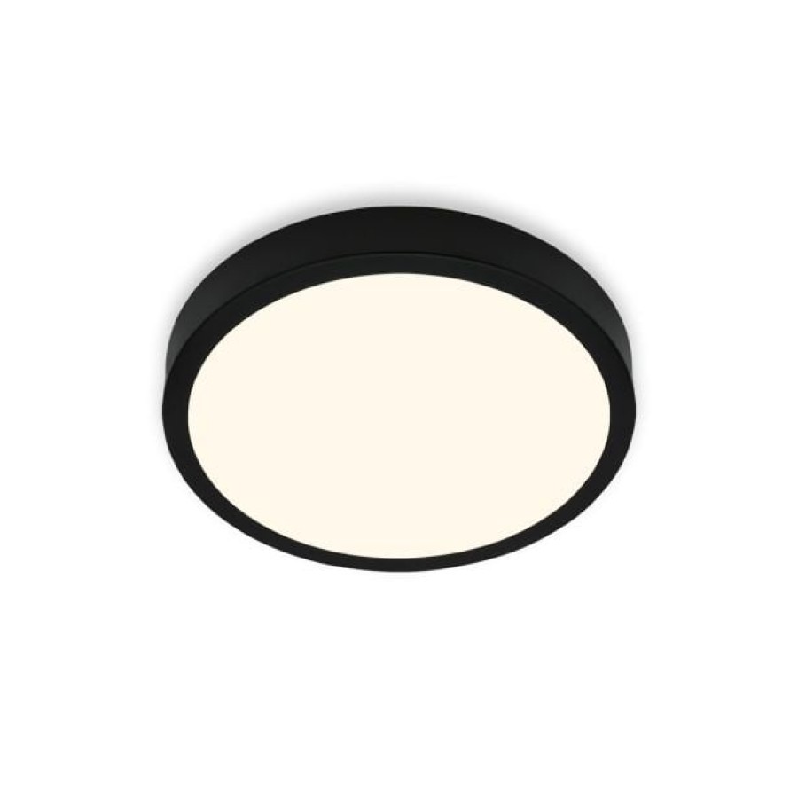 NADGRADNA STROP. SVETILKA RUNA LED 16W WW ČRN ROB