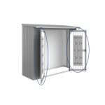 PAKET VRAT ZA REGAL ZA DRVA BIOHORT WOODSTOCK 138X172.5X230