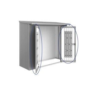 PAKET VRAT ZA REGAL ZA DRVA BIOHORT WOODSTOCK 138X172.5X230