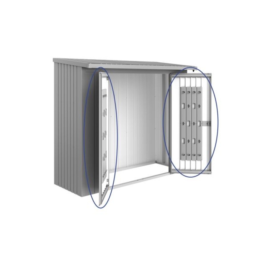 PAKET VRAT ZA REGAL ZA DRVA BIOHORT WOODSTOCK 138X172.5X230
