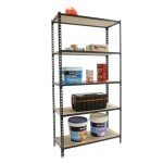 REGAL SIMONRACK 180X90X30 CM 5P/150KG ANTRACIT MADERCLICK - slika 3