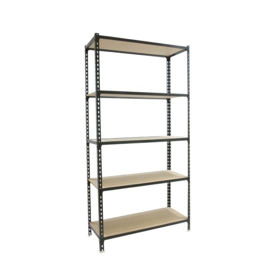 REGAL SIMONRACK 180X90X30 CM 5P/150KG ANTRACIT MADERCLICK