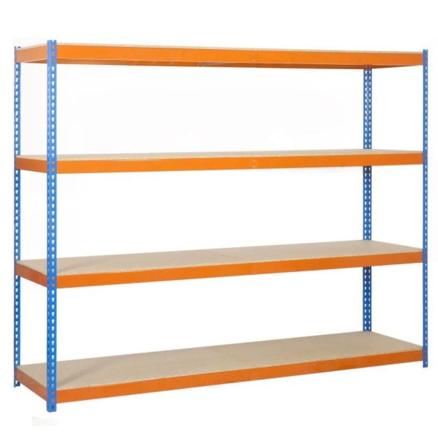 REGAL SIMONRACK 200X150X45 CM 4P/400KG MODRA ORANŽNA ECOFORTE