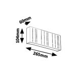 STENSKA VRTNA SVETILKA RABALUX MARIBOR 12W BELA - slika 5
