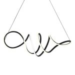 VISEČA SVETILKA MILAGRO LOCA ČRNA 56W LED ML5756 - slika 2