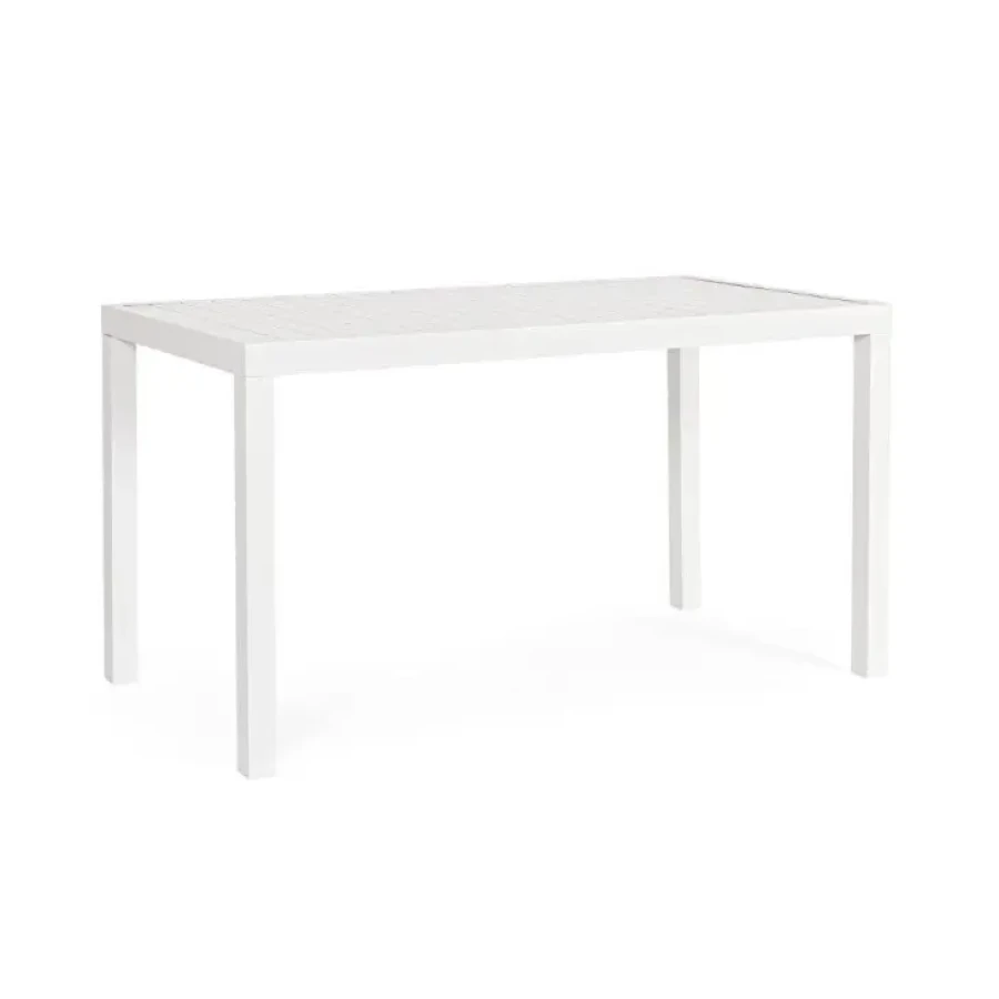 Vrtna miza HILDE 130X68 LD30 bela je narejena iz aluminija, prašno barvana (poliester). Material: - Aluminij Barva: -Bela Dimenzije: širina: 130cm globina: