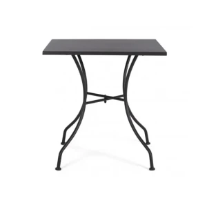 Vrtna mizica KELSIE 70X70 antracit je narejena iz jekla z mat zaključkom. Material: - Jeklo Barva: - Antracit Dimenzije: širina: 70cm globina: 70cm višina:
