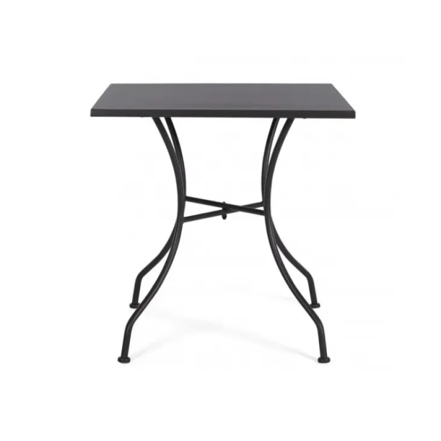 Vrtna mizica KELSIE 70X70 antracit je narejena iz jekla z mat zaključkom. Material: - Jeklo Barva: - Antracit Dimenzije: širina: 70cm globina: 70cm višina: