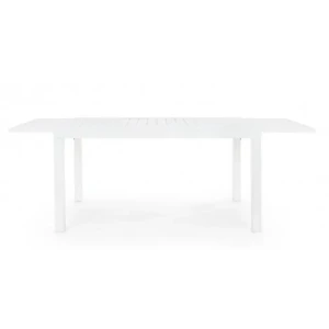 Vrtna raztegljiva miza HILDE 140-210X77 LD30 bela je narejena iz aluminija, prašno barvana. Material: - Aluminij Barva: - Bela Dimenzije: širina: 140/210cm