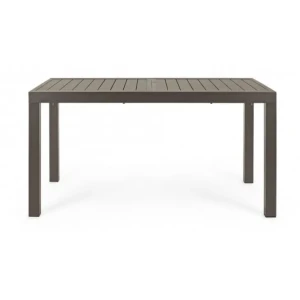 Vrtna raztegljiva miza HILDE 140-210X77 YK14 kava je narejena iz aluminija, prašno barvana. Material: - Aluminij Barva: - Kava Dimenzije: širina: 140/210cm