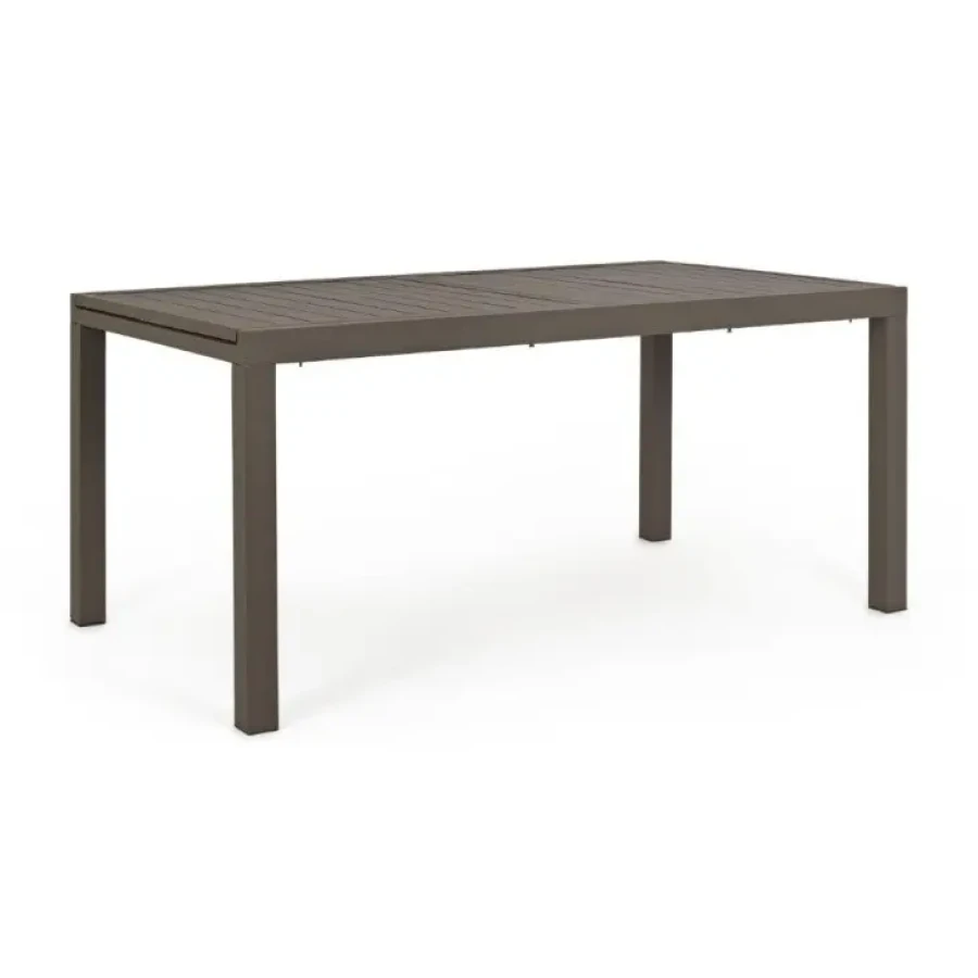 Vrtna raztegljiva miza HILDE 160-240X90 YK14 kava je narejena iz aluminija, prašno barvana. Material: - Aluminij Barva: - Kava Dimenzije: širina: 160/240cm