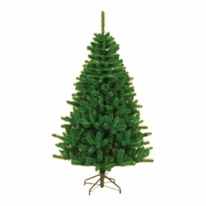ZELENA NOVOLETNA JELKA IZ UMETNE MASE, VIŠINE 230 CM