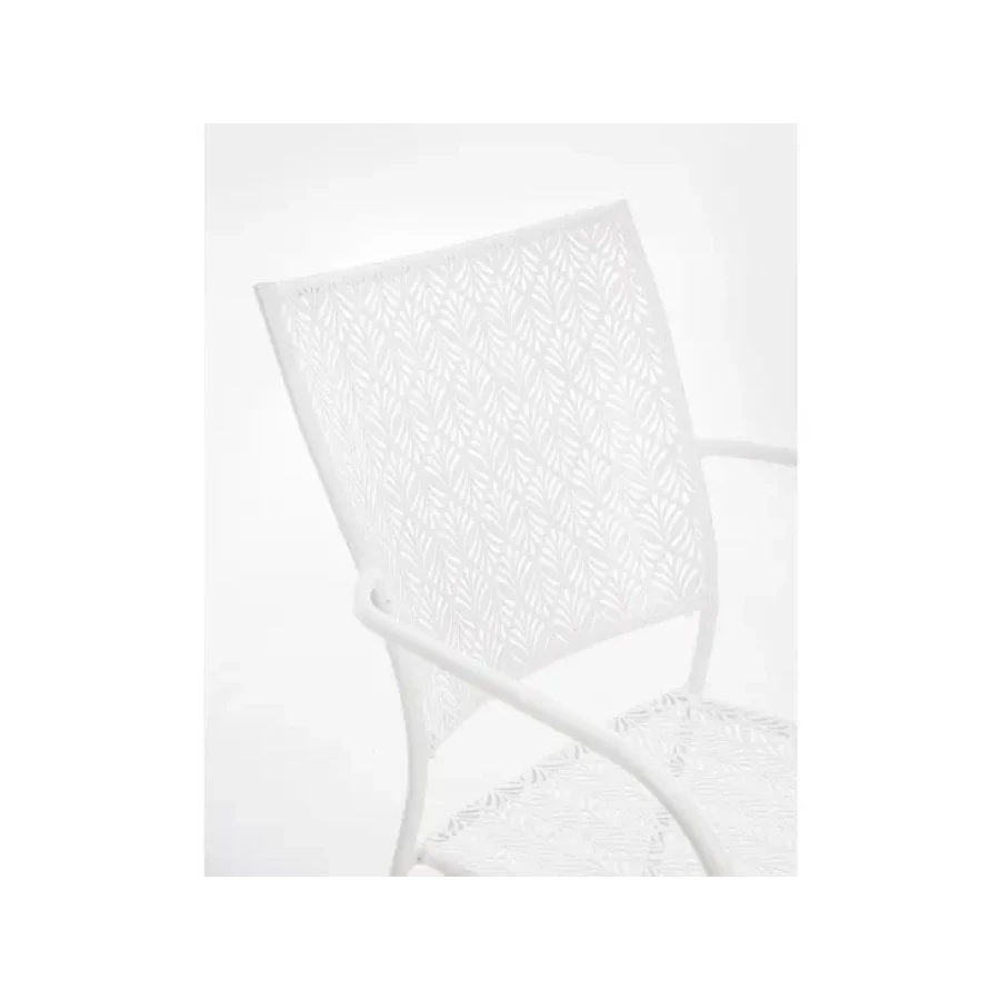 Zložljiv vrtni stol LIZETTE bela je narejen iz jekla z mat zaključkom. Material: - Jeklo Barva: - Bela Dimenzije: širina: 54cm globina: 55cm višina: 89cm
