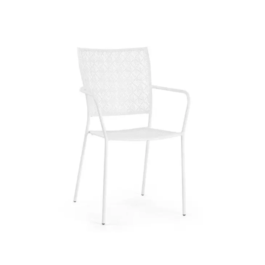 Zložljiv vrtni stol LIZETTE bela je narejen iz jekla z mat zaključkom. Material: - Jeklo Barva: - Bela Dimenzije: širina: 54cm globina: 55cm višina: 89cm
