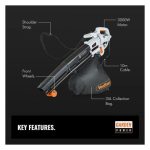 ELEKTR. SESALNIK/PUHALNIK VONHAUS ELEKTRIČNI 3V1 3000W - slika 3