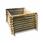 KOMPOSTNIK 125X125X75 CM, IZ POLOBLI SMREKA, TIP 910 - slika 3