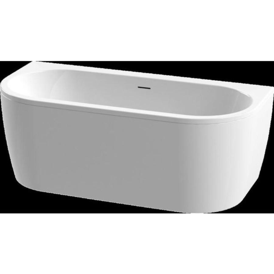 KOPALNA KAD KOTNA AQUAESTIL SLIM WALL 160X75 BELA Z OBLOGO IN PRELIVNO GRN