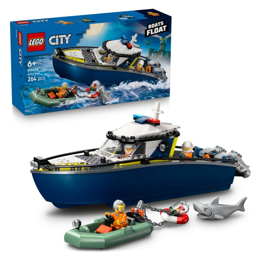 da rešiš dan. Naj se v LEGO Cityju začne lov!Primerno za otroke od 6. leta do 99. leta.
