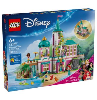 Lego&reg; Disney Princess™ 43267 Princesji grad in kraljevske domače živaliNa gradu se druži z najbolj priljubljenimi Disney princeskami! Odkrij vznemirljive podrobnosti na gradu