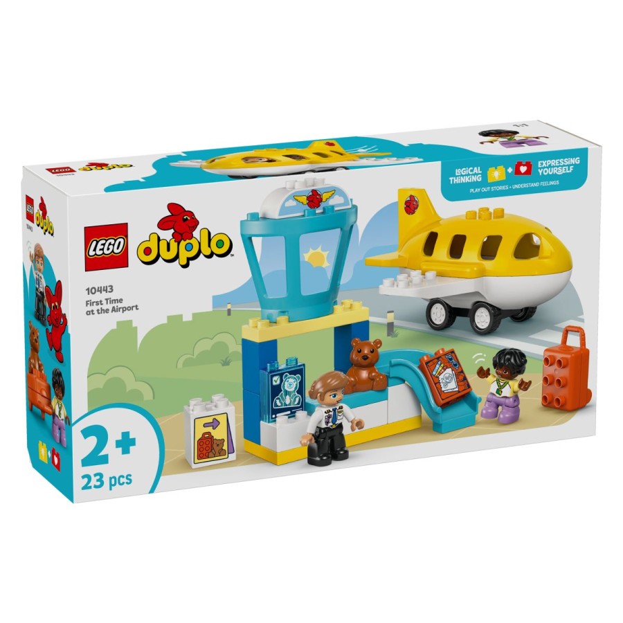 Lego® Duplo® 10443 Prvič na letališčuSpodbudite domišljijo malčkov