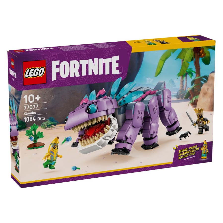 LEGO® Fortnite 77077 KlomboBi rad spoznal Klomba? Sestavi čisto svojo različico bitja iz LEGO® Fortnite® s kompletom