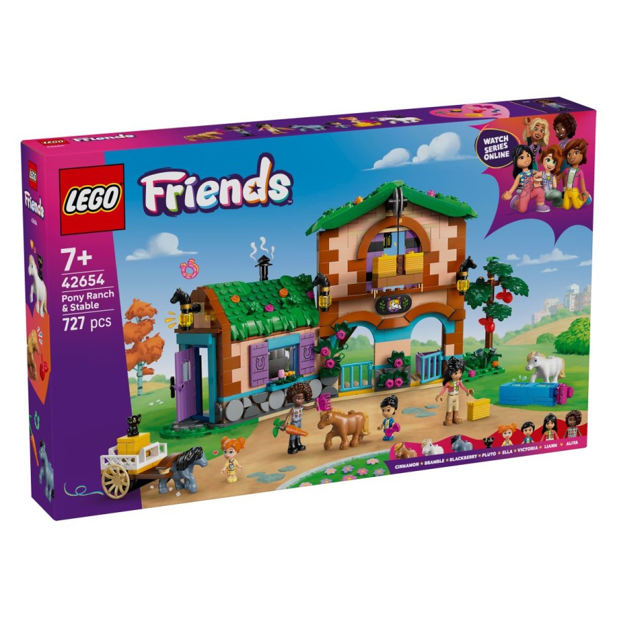 Lego® Friends 42654 Ranč in hlev s ponijiOsedlaj ponije z Aliyo