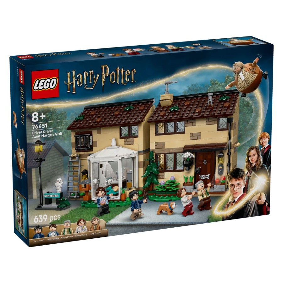 Lego® Harry Potter™ 76451 Rožmarinova ulica: obisk tete MargeObišči ikonsko lokacijo v čarovniškem svetu