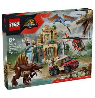 Lego&reg; Jurassic World™ 76976 Po zraku po spinozavra in quetzalcoatlusaPridruži se Zori in ekipi pri starodavnem templju. Z Zoro Bennett