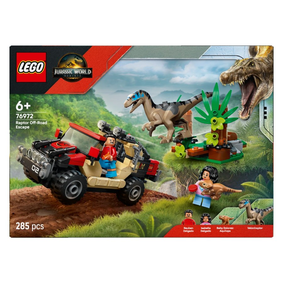 preden vas dohiti velociraptor. Medtem ko Reuben vozi