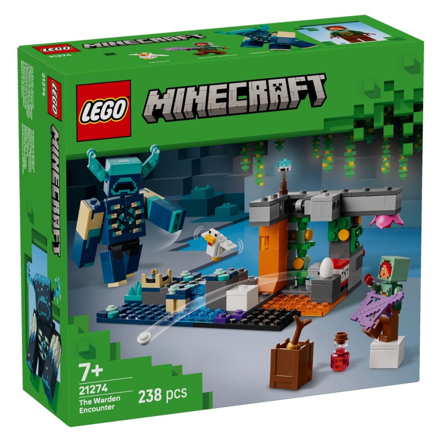 Lego® Minecraft® 21274 Srečanje s ČuvarjemVeliko