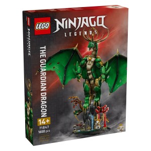 Lego® Ninjago® 71847 Zmaj varuhS kompletom za sestavljanje Zmaj varuh imaš priložnost za razstavo zelo podrobno izdelanega kraljevskega modela LEGO® NINJAGO®. Zmaj ima nastavljive glavo