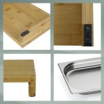 LESENA DESKA KELA 36X27X7CM KENINA BAMBUS - slika 2