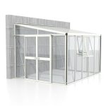 RASTLINJAK, STEKLO-V.PLOŠ VITAVIA ATHENA 8600 ESG/VP BELA 3.4X2.7M