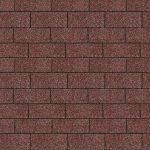 STREŠNE SKODLE KARIBU PRAVOKOTNE TEMNO RDEČE