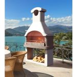 VRTNI KAMIN SAROM COLUMBIA BETONSKI