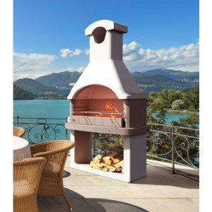 VRTNI KAMIN SAROM COLUMBIA BETONSKI