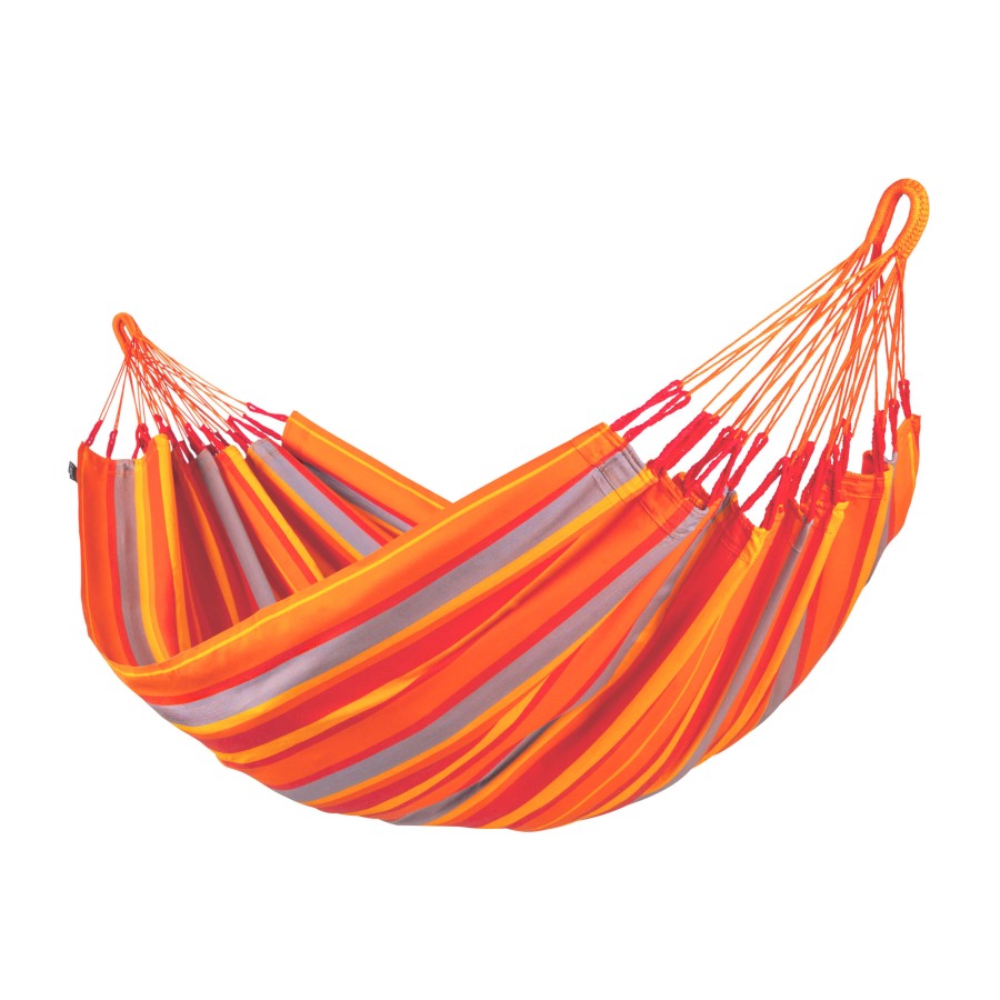 Zunanja viseča mreža BRISA Toucan, enojna viseča mreža je namenjena za 1 osebo. Viseče mreže La Siesta so vrhunske kvalitete.  Material je odporen na