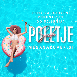 🌞 POLETJE JE TU – IN TUDI POPUSTI! 🌴Razvajajte se z novim kosom pohištva ali opremo za vrt! 💥 Uporabite kodo POLETJE10 in si zagotovite -10 % popust na celoten nakup! 🛒 Obišči nas na www.meganakupek.si 📦 Akcija velja do konca meseca ali do razprodaje zalog! ➡️ Koda: POLETJE10 📅 Velja: do 30. 6. 2025 Pohiti – poletje in popusti ne trajajo večno! 😍
