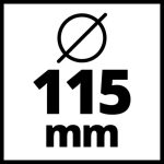 AKUMULAT. KOTNI BRUSILNIK EINHELL TC-AG 18/115 LI (1X4.0 AH) - slika 5