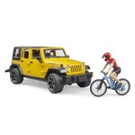 BRUDER AVTOMOBIL JEEP RUBICON S KOLESOM IN KOLESAR 02543