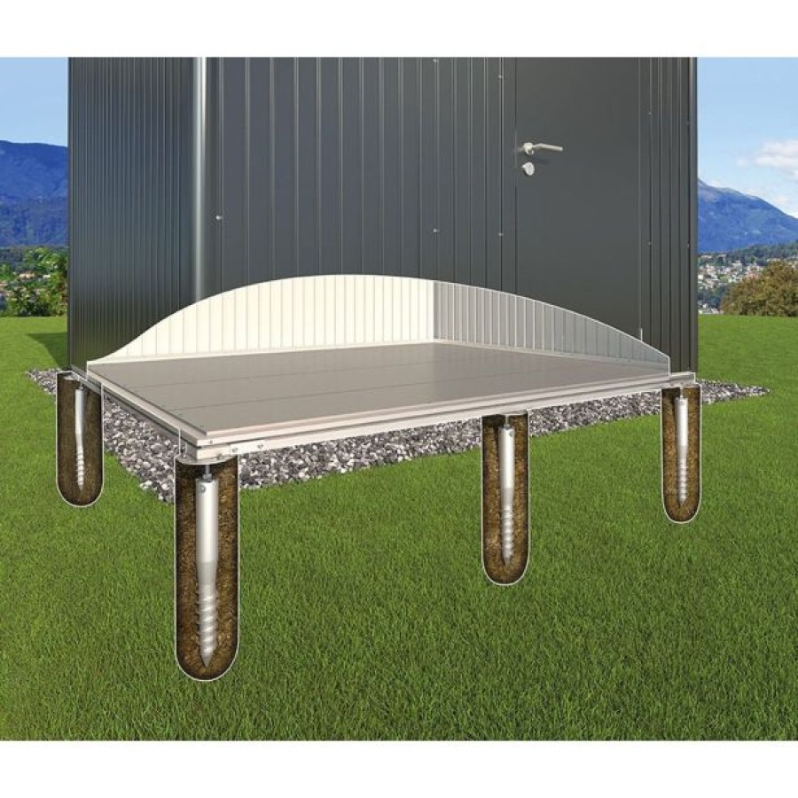 DODATKI ZA KOVINSKE HIŠKE BIOHORT 166X334X65 CM SMARTBASE PLUS NEO 1D/4A