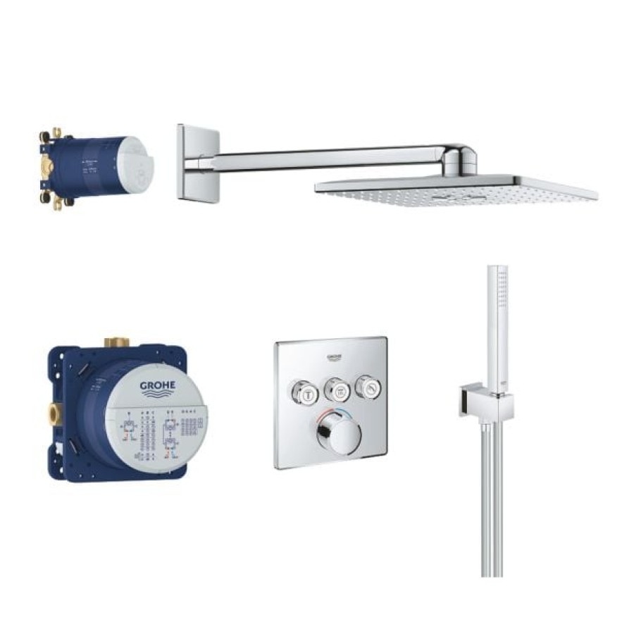 DODATNA OPREMA ZA PIPE GROHE SMARTCONTROL SET KOMPLET PODOM., TERM., TUŠ SET